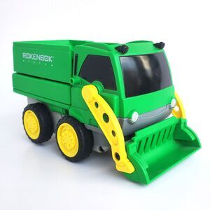 Vintage 1997 Rokenbok Green Front Loader Dump Truck Only Untested